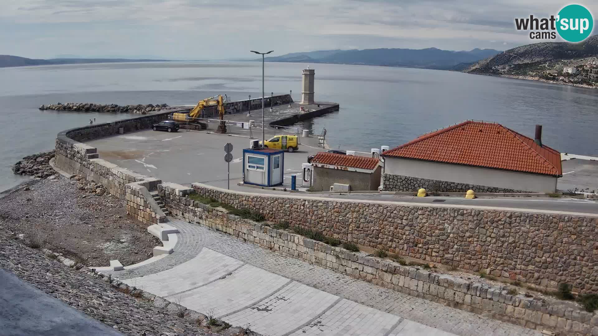 Webcam Porto di Segna – Frangiflutti e Faro in diretta