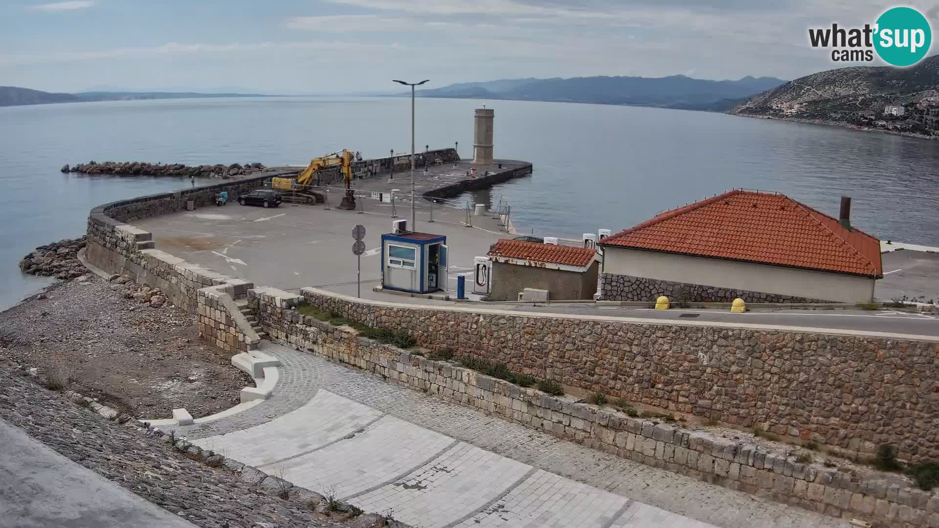 Webcam Porto di Segna – Frangiflutti e Faro in diretta