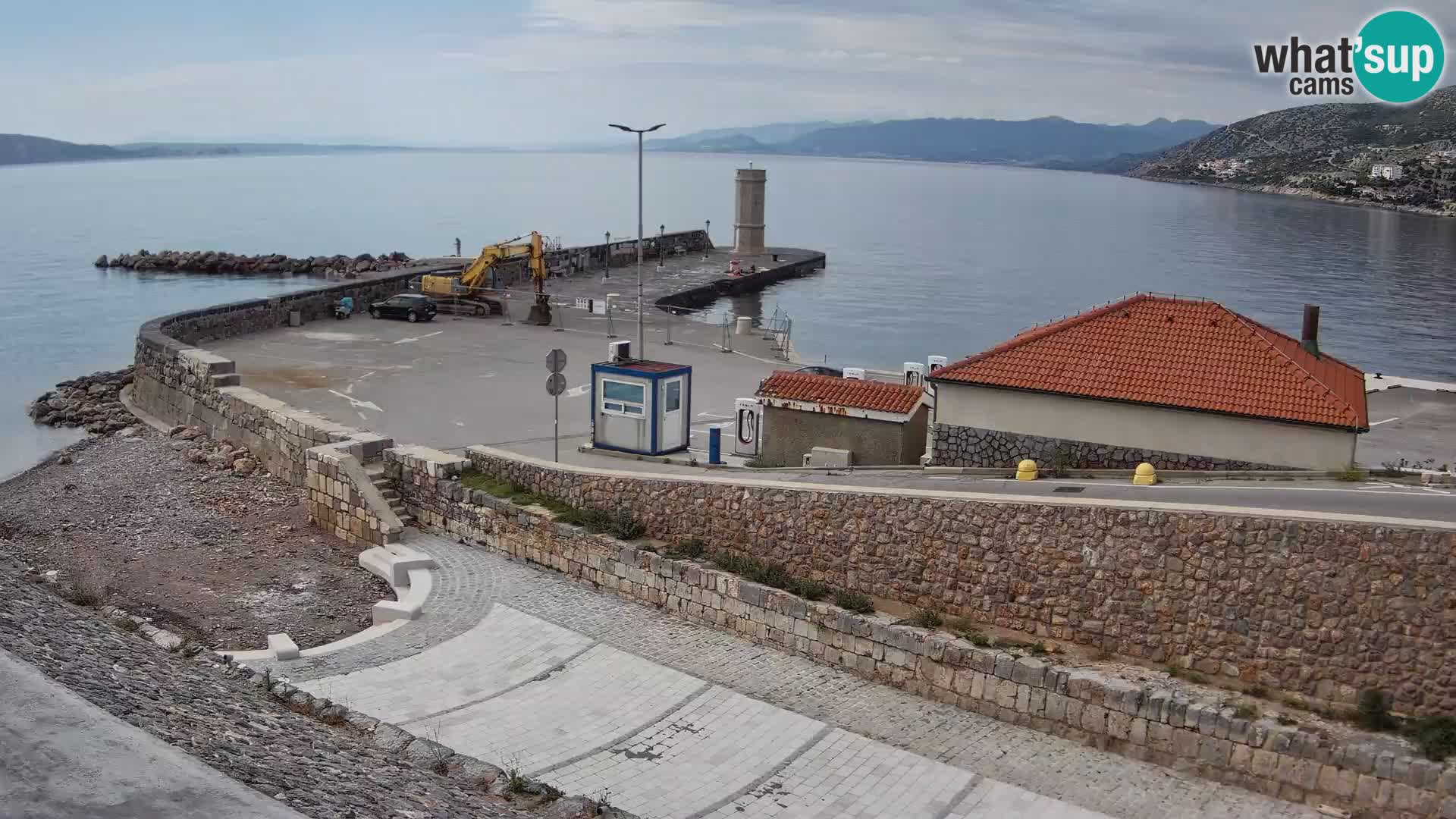 Webcam Porto di Segna – Frangiflutti e Faro in diretta
