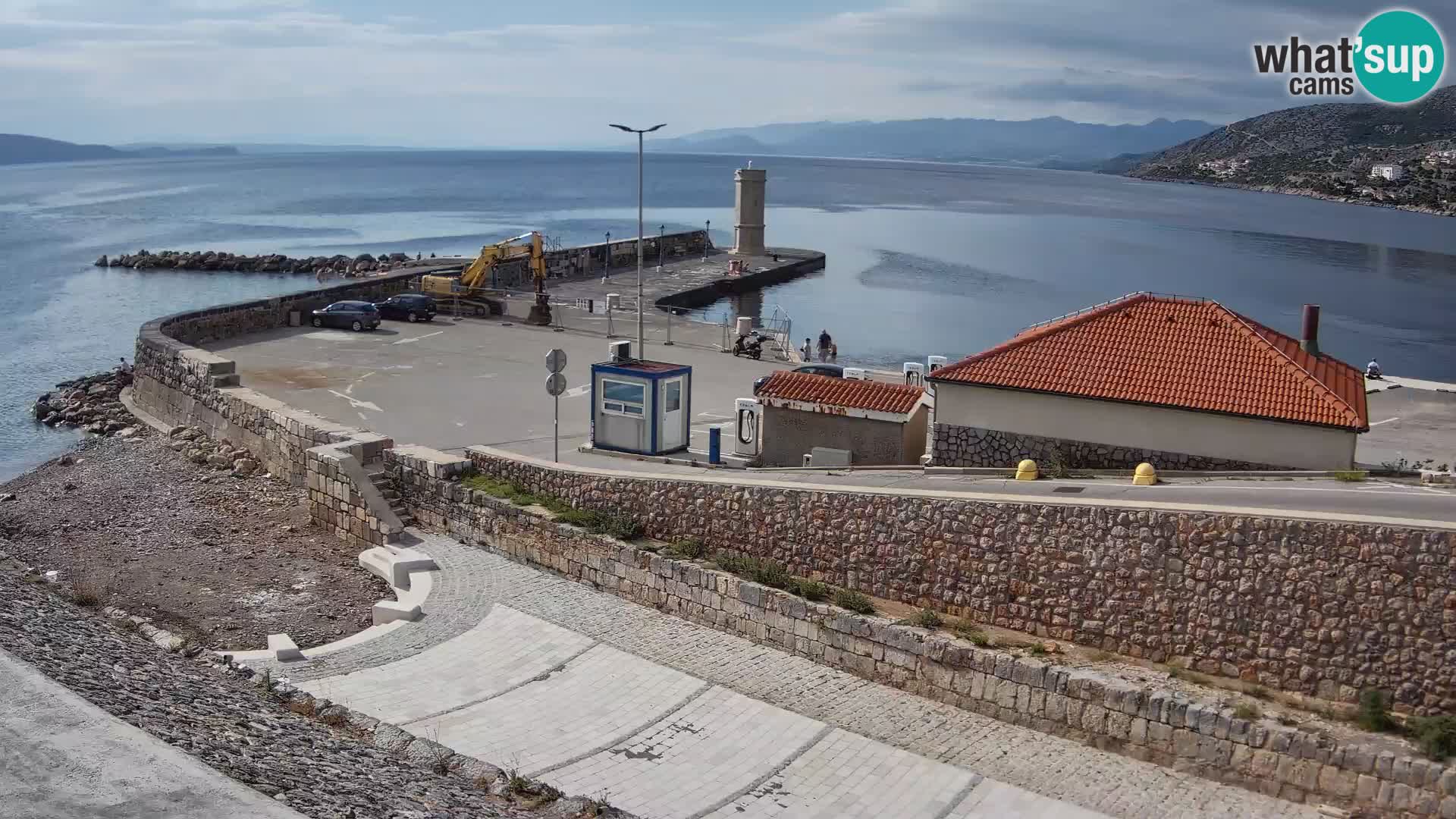 Senj Harbour Webcam – Breakwater & Lighthouse Live View