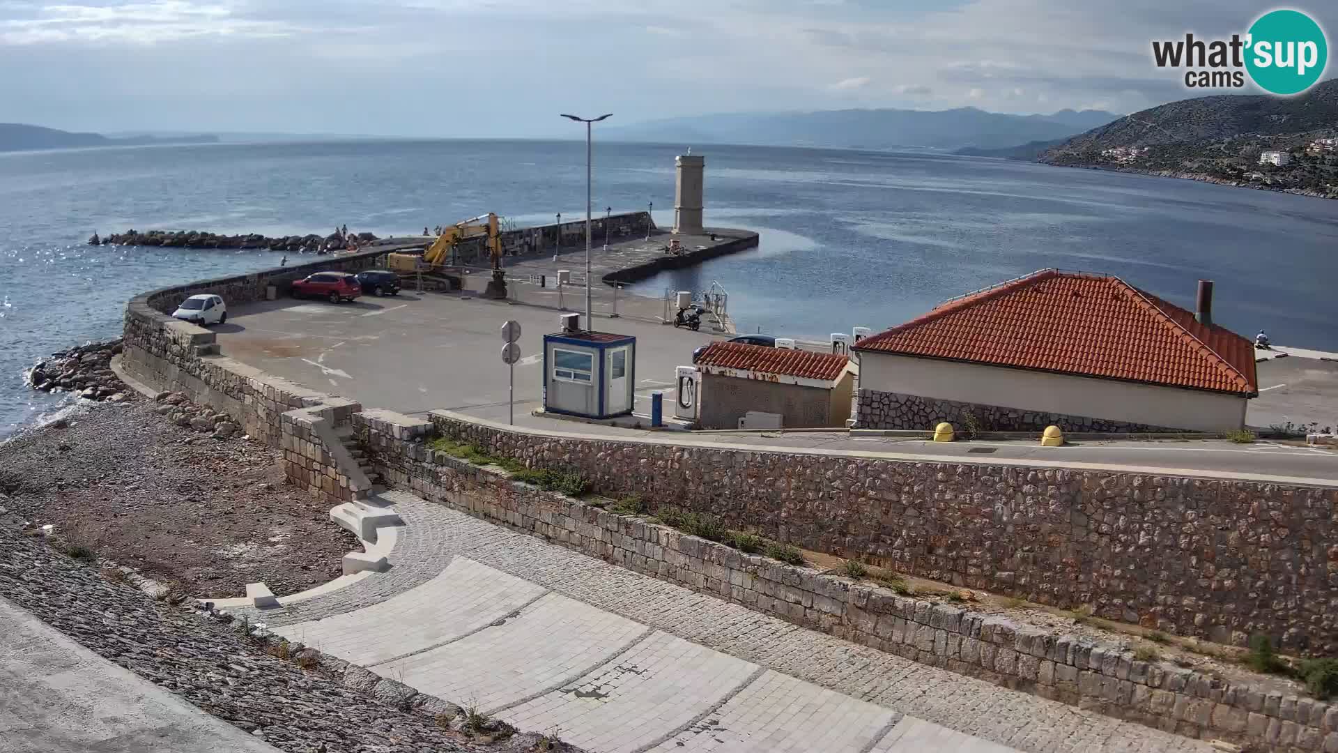 Webcam Porto di Segna – Frangiflutti e Faro in diretta