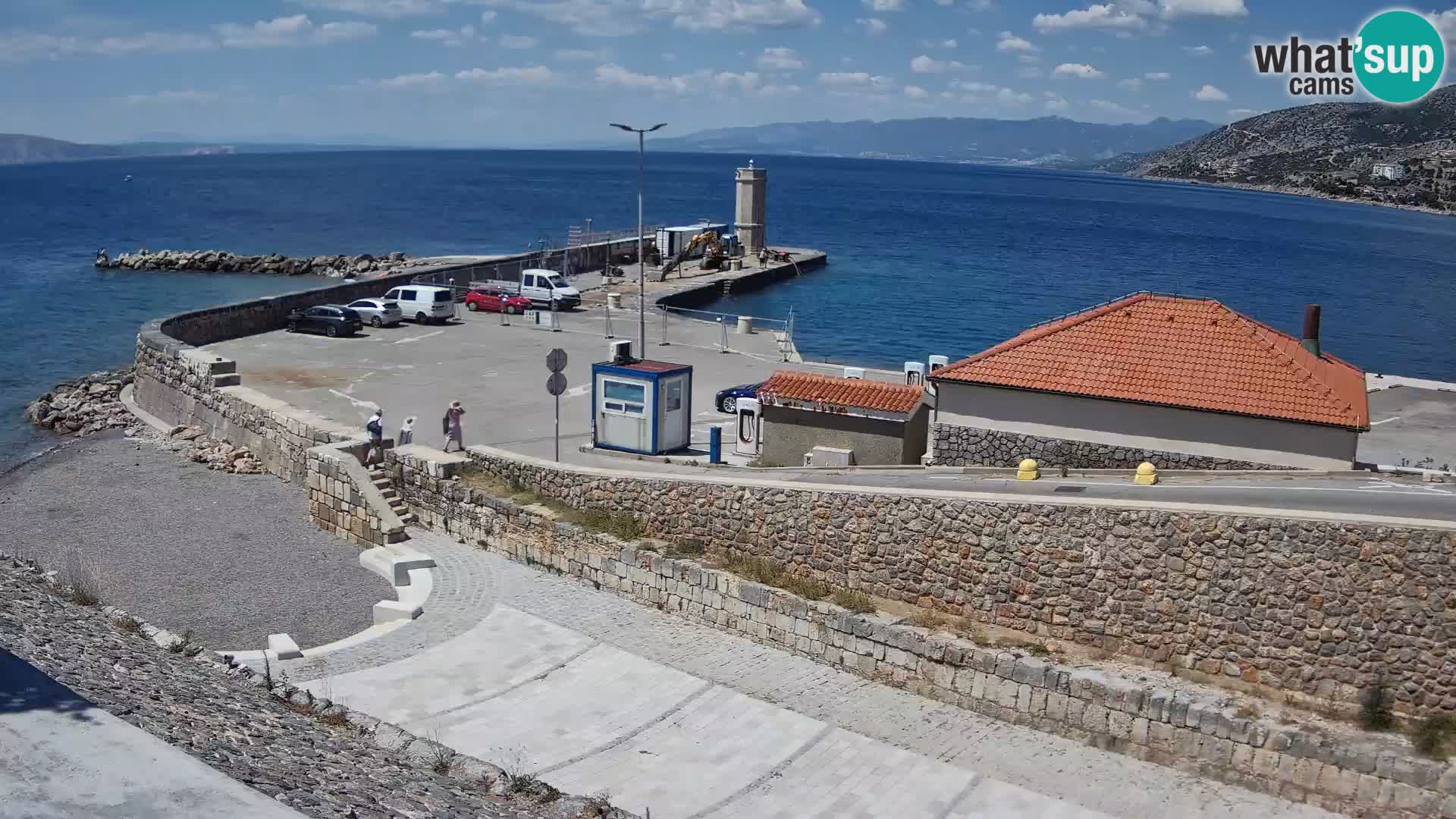 Senj Harbour Webcam – Breakwater & Lighthouse Live View