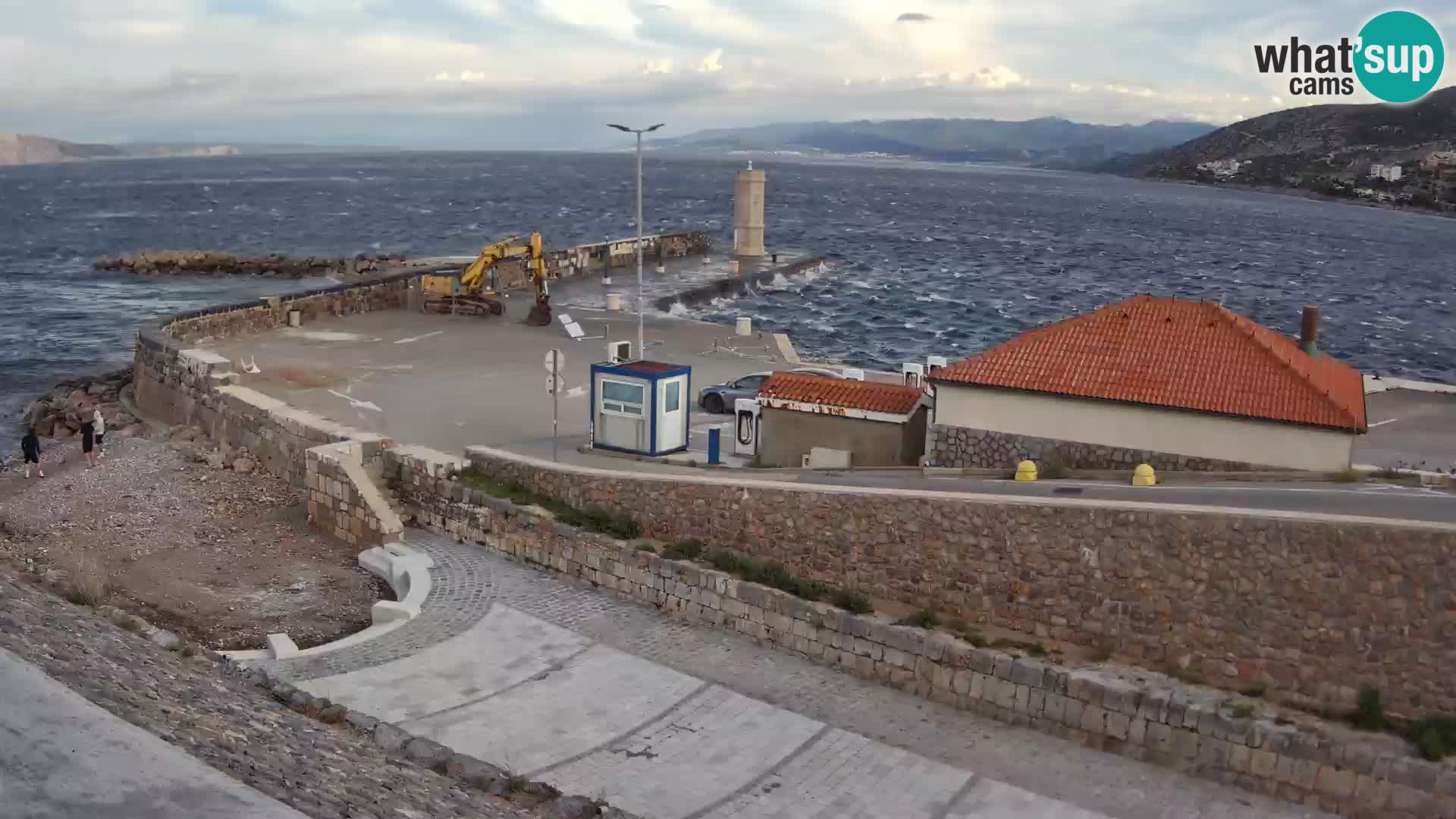 Senj Harbour Webcam – Breakwater & Lighthouse Live View
