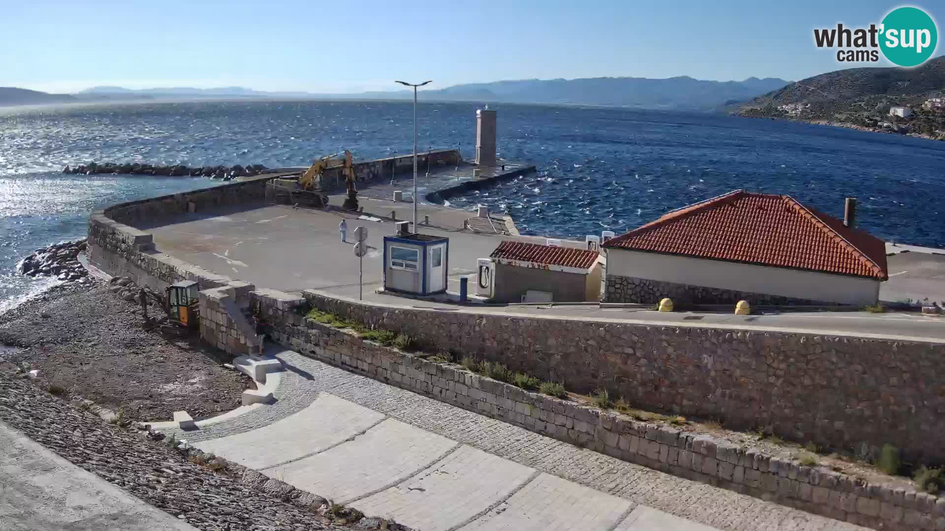 Senj Harbour Webcam – Breakwater & Lighthouse Live View