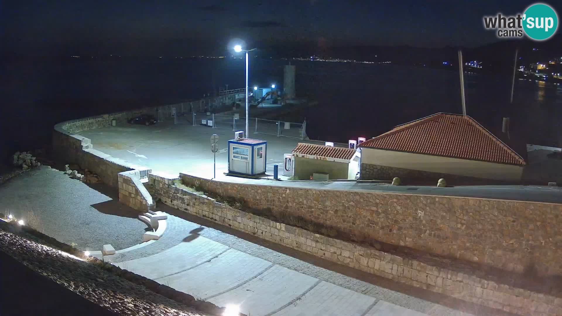 Senj Harbour Webcam – Breakwater & Lighthouse Live View