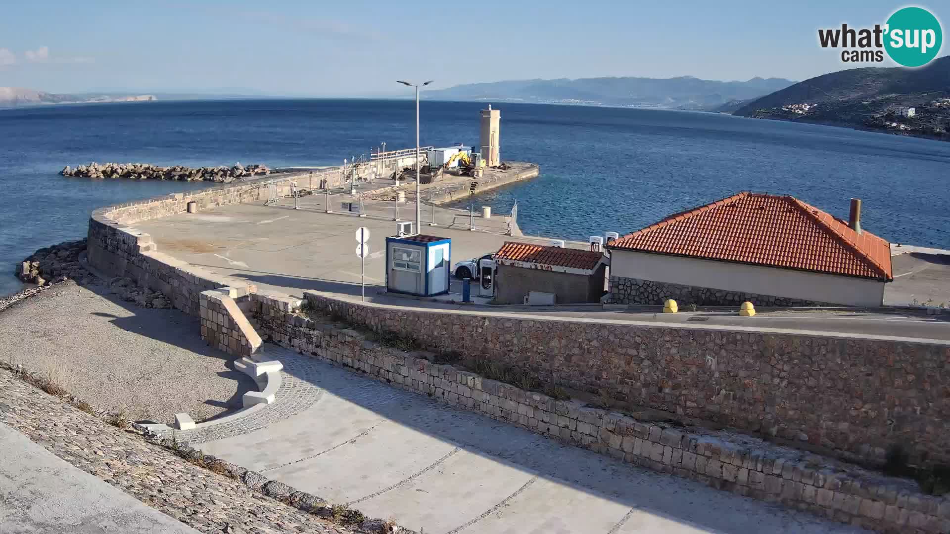 Senj Harbour Webcam – Breakwater & Lighthouse Live View