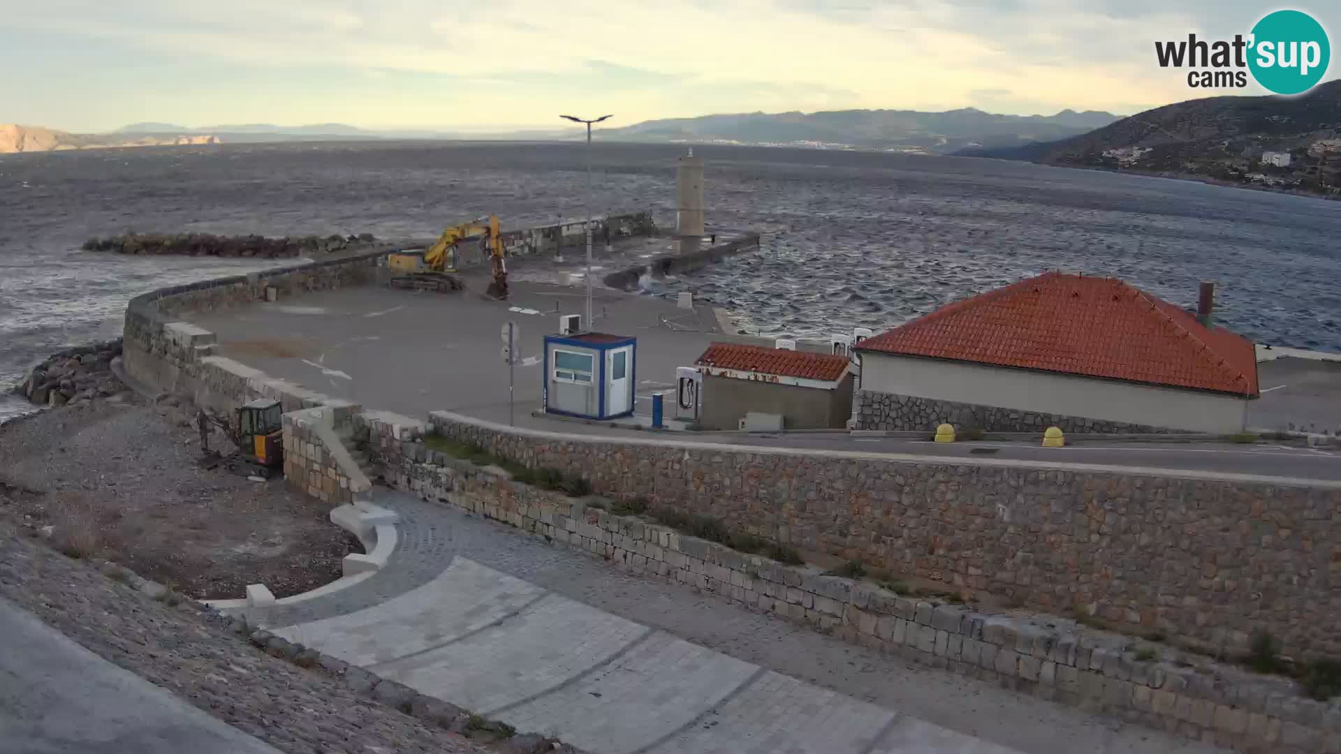 Senj Harbour Webcam – Breakwater & Lighthouse Live View