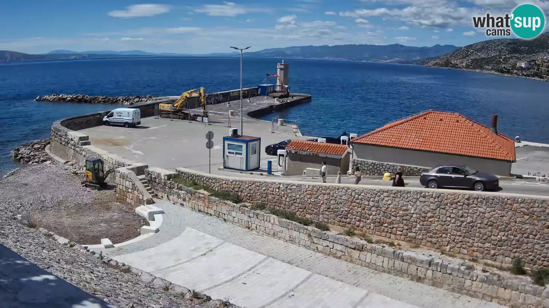 Senj Harbour Webcam – Breakwater & Lighthouse Live View