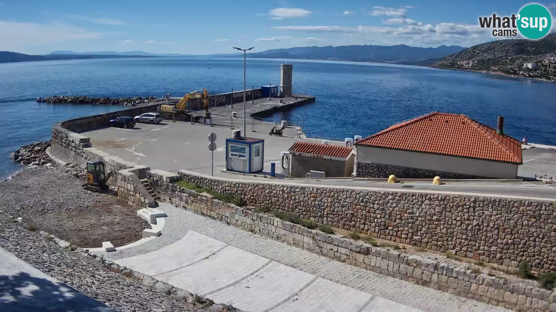 Senj Harbour Webcam – Breakwater & Lighthouse Live View