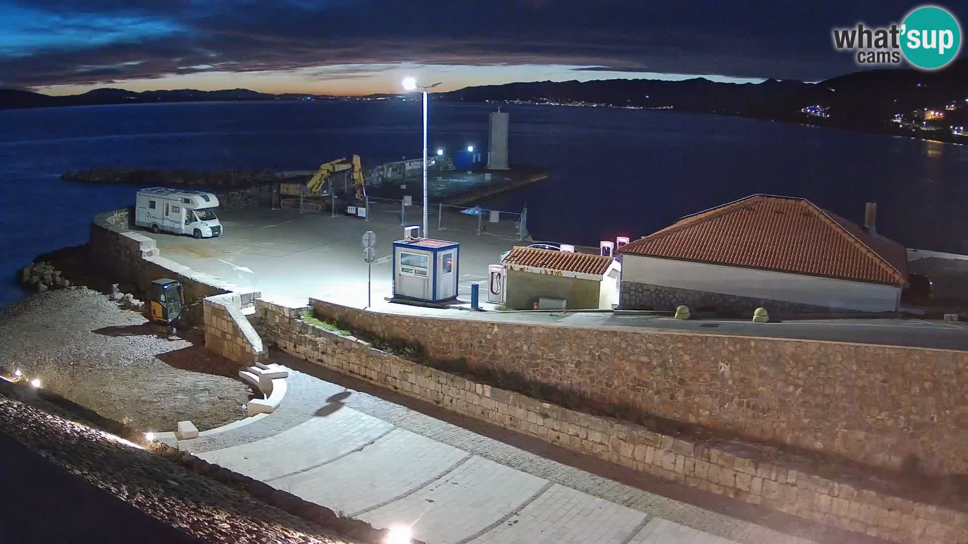 Senj Harbour Webcam – Breakwater & Lighthouse Live View