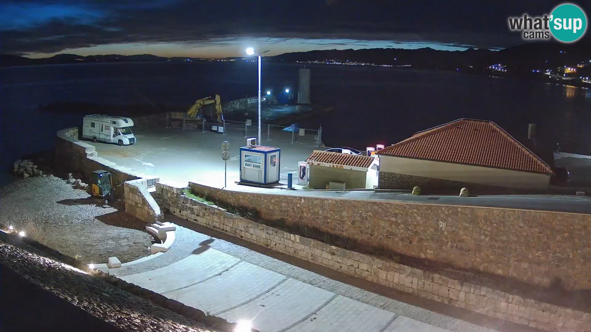 Senj Harbour Webcam – Breakwater & Lighthouse Live View