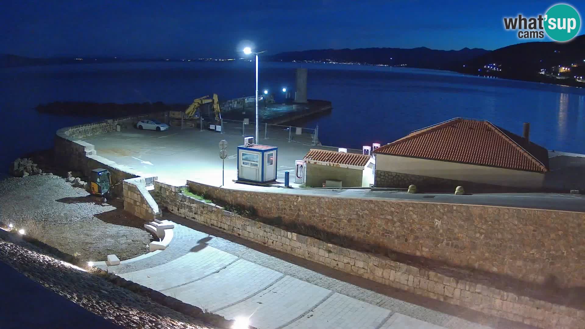Webcam puerto de Senj – Rompeolas y faro en directo
