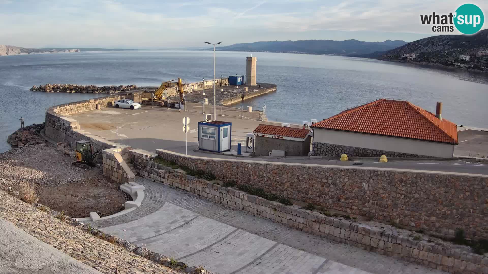 Senj Harbour Webcam – Breakwater & Lighthouse Live View