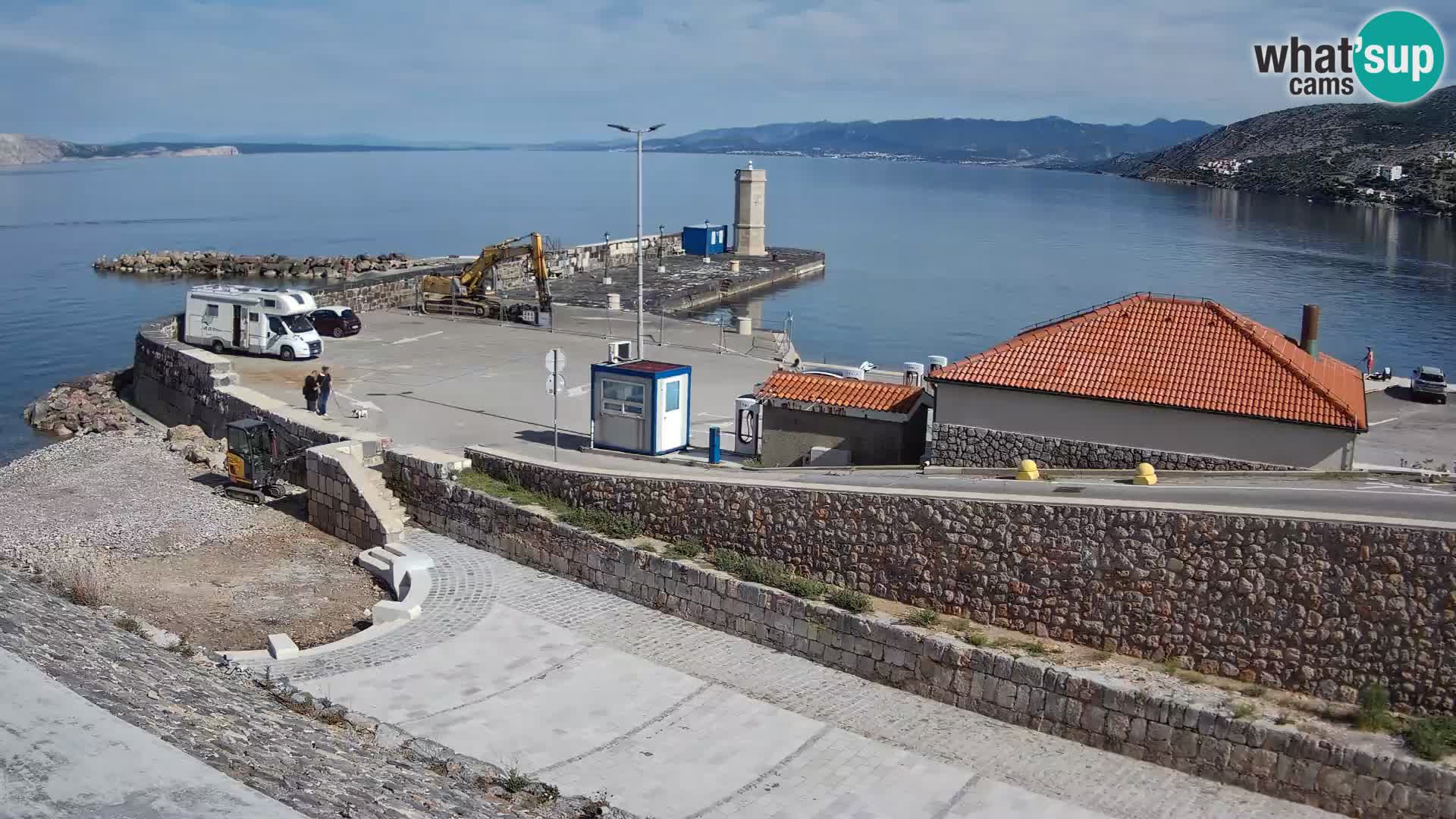 Webcam Porto di Segna – Frangiflutti e Faro in diretta