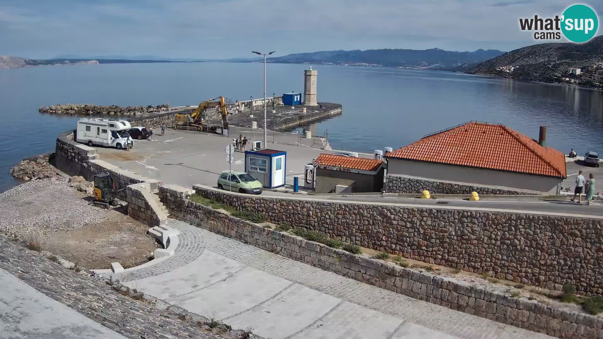 Webcam Porto di Segna – Frangiflutti e Faro in diretta