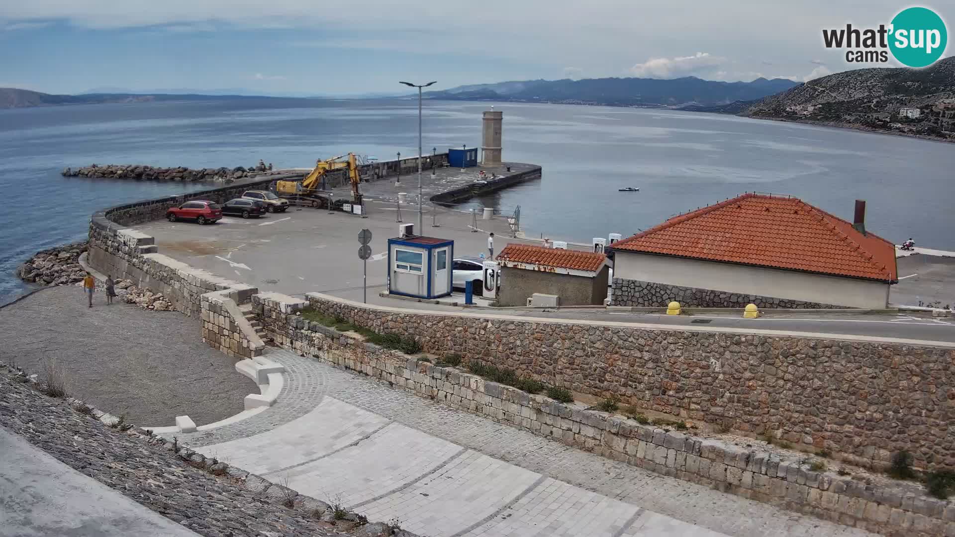 Web kamera Senj luka – Lukobran i svjetionik uživo
