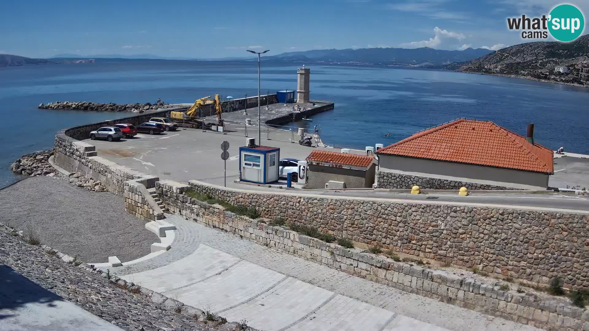 Webcam Porto di Segna – Frangiflutti e Faro in diretta