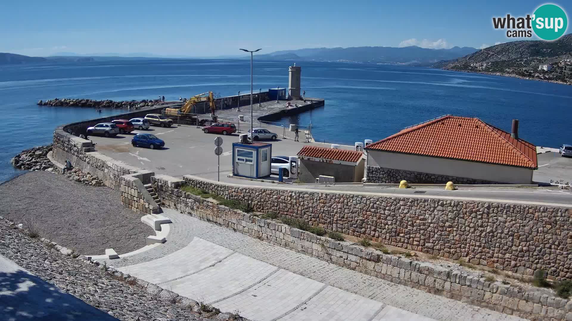 Webcam Porto di Segna – Frangiflutti e Faro in diretta