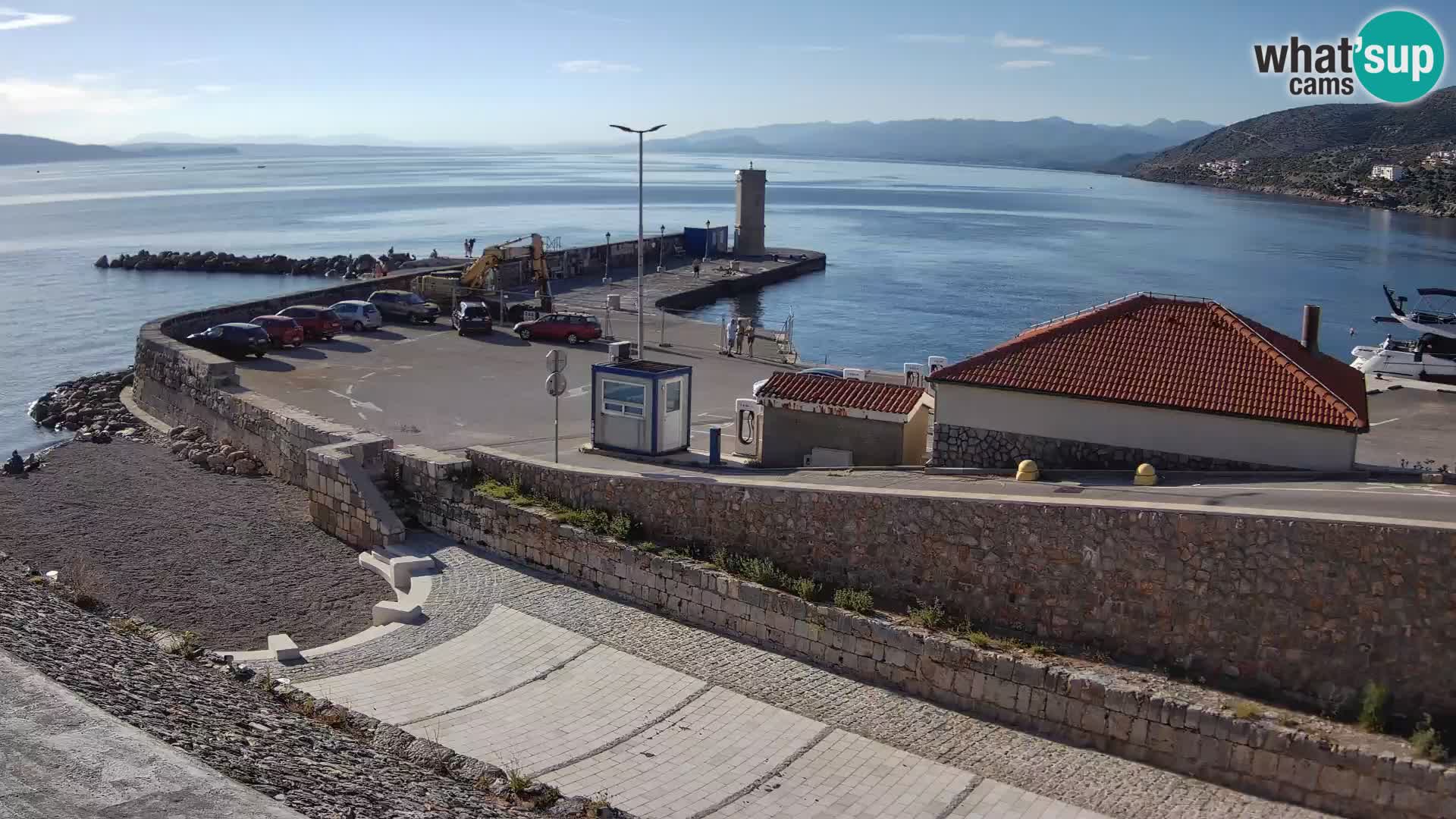 Webcam Porto di Segna – Frangiflutti e Faro in diretta