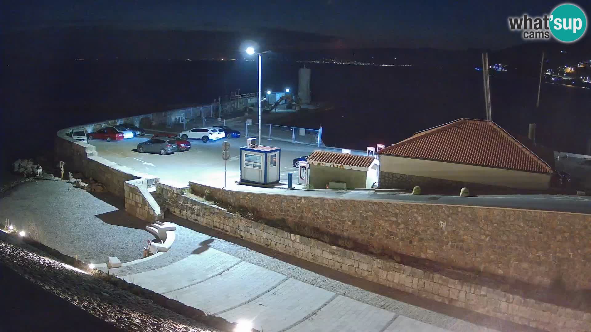 Webcam puerto de Senj – Rompeolas y faro en directo