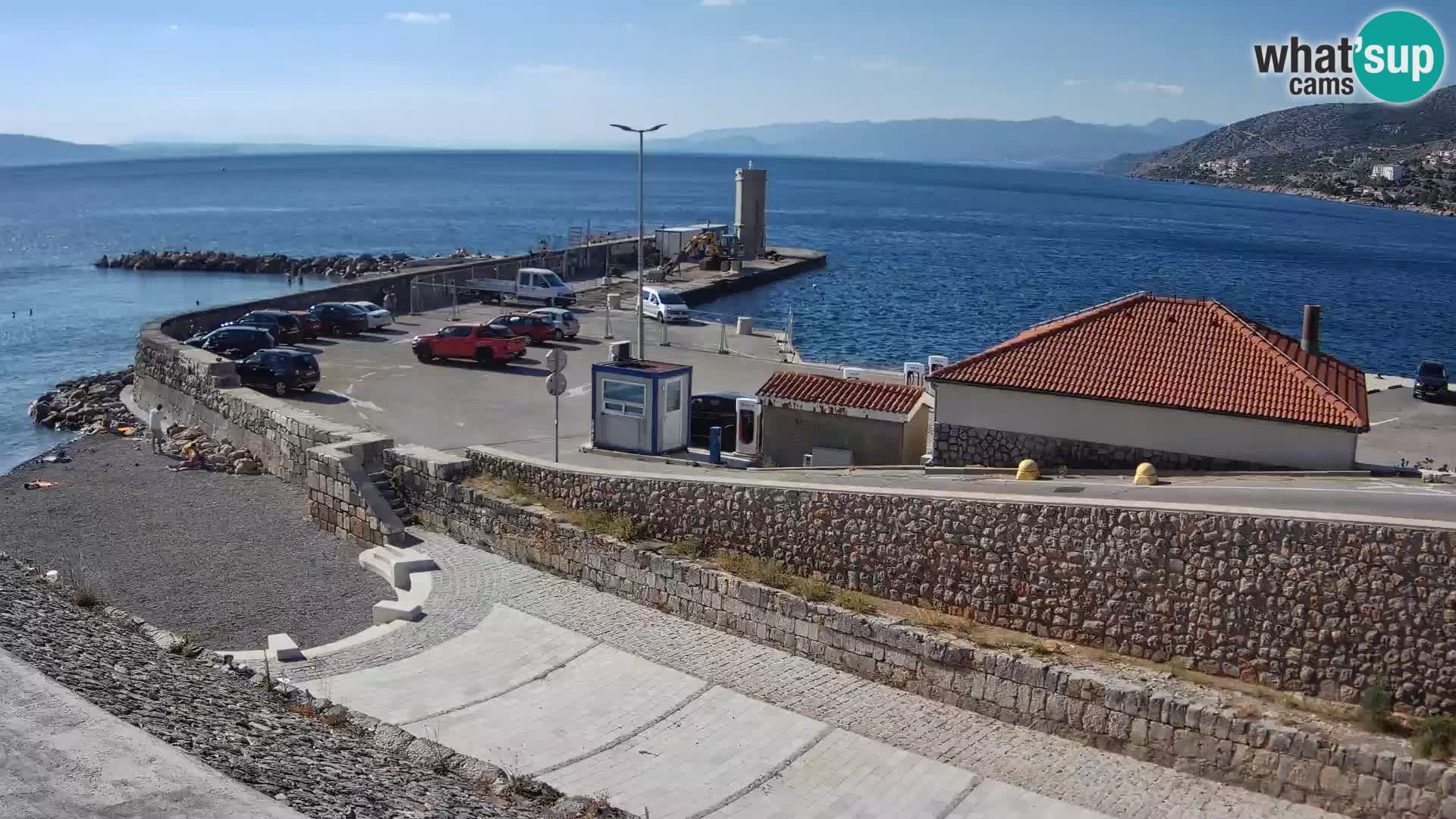Senj Harbour Webcam – Breakwater & Lighthouse Live View