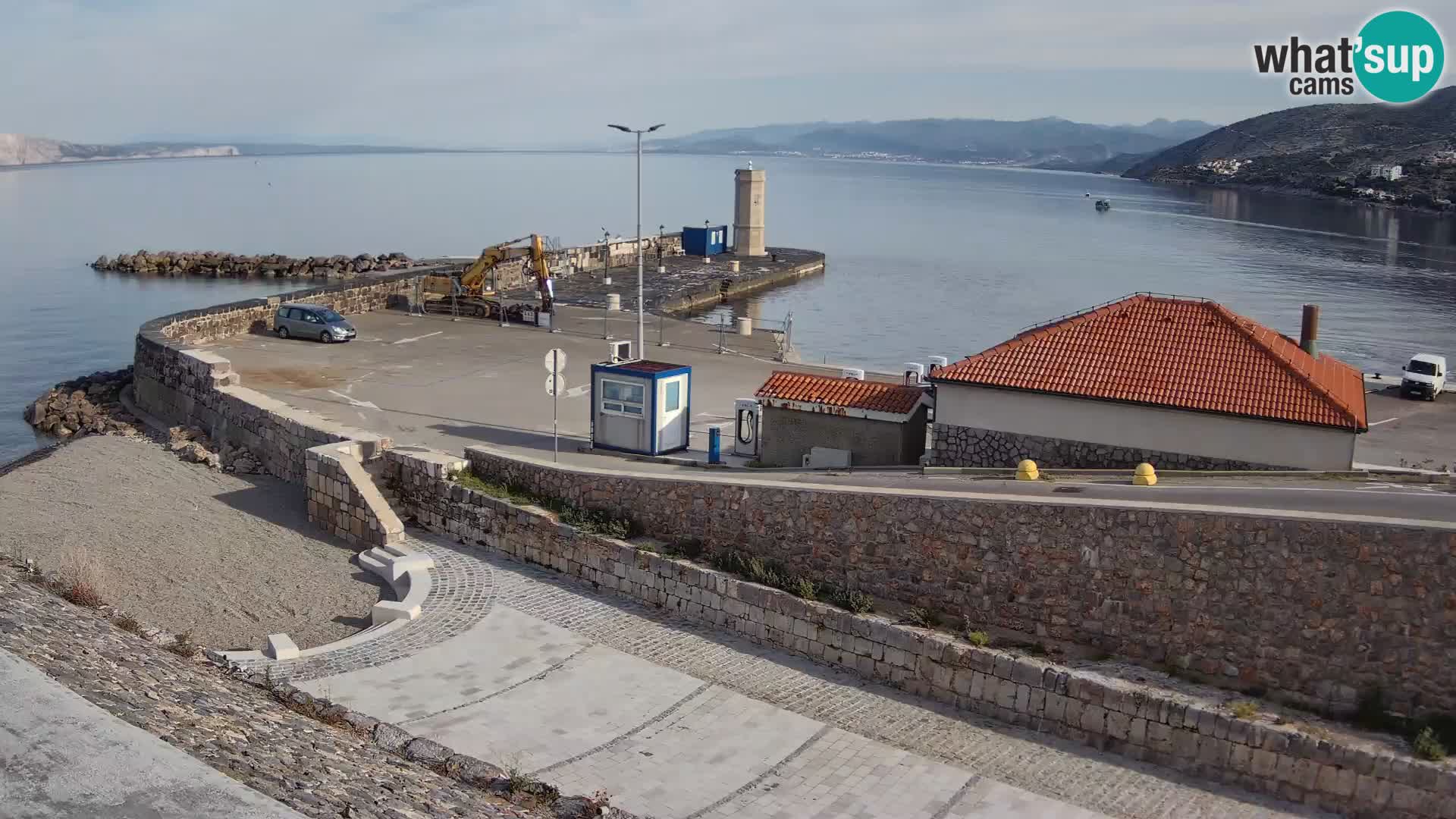 Senj Harbour Webcam – Breakwater & Lighthouse Live View