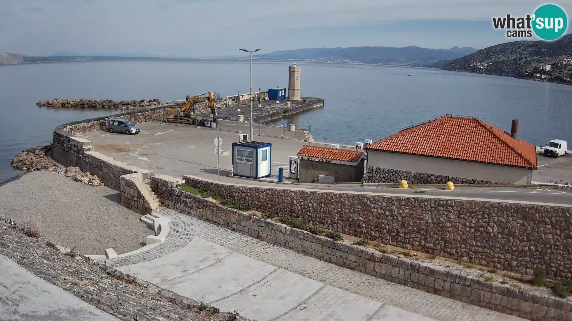 Senj Harbour Webcam – Breakwater & Lighthouse Live View