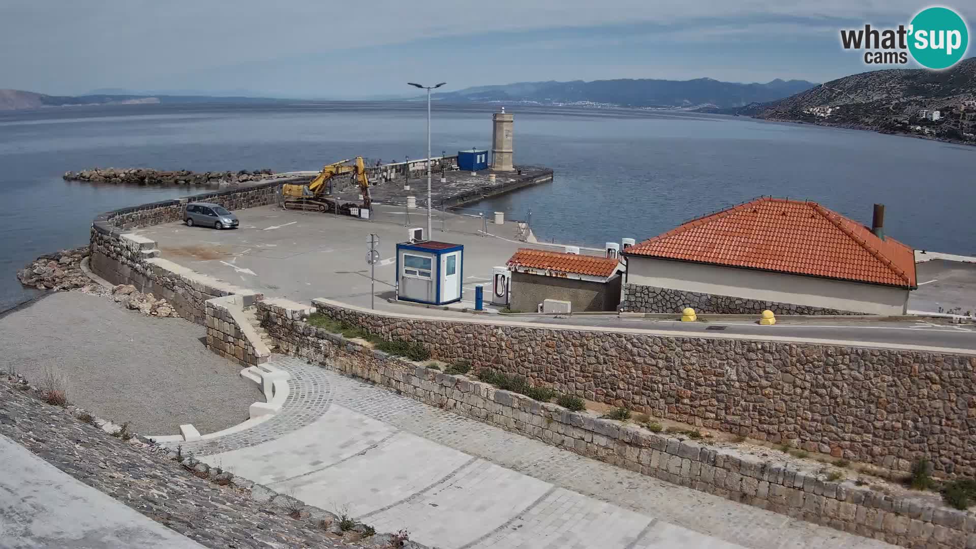 Senj Harbour Webcam – Breakwater & Lighthouse Live View