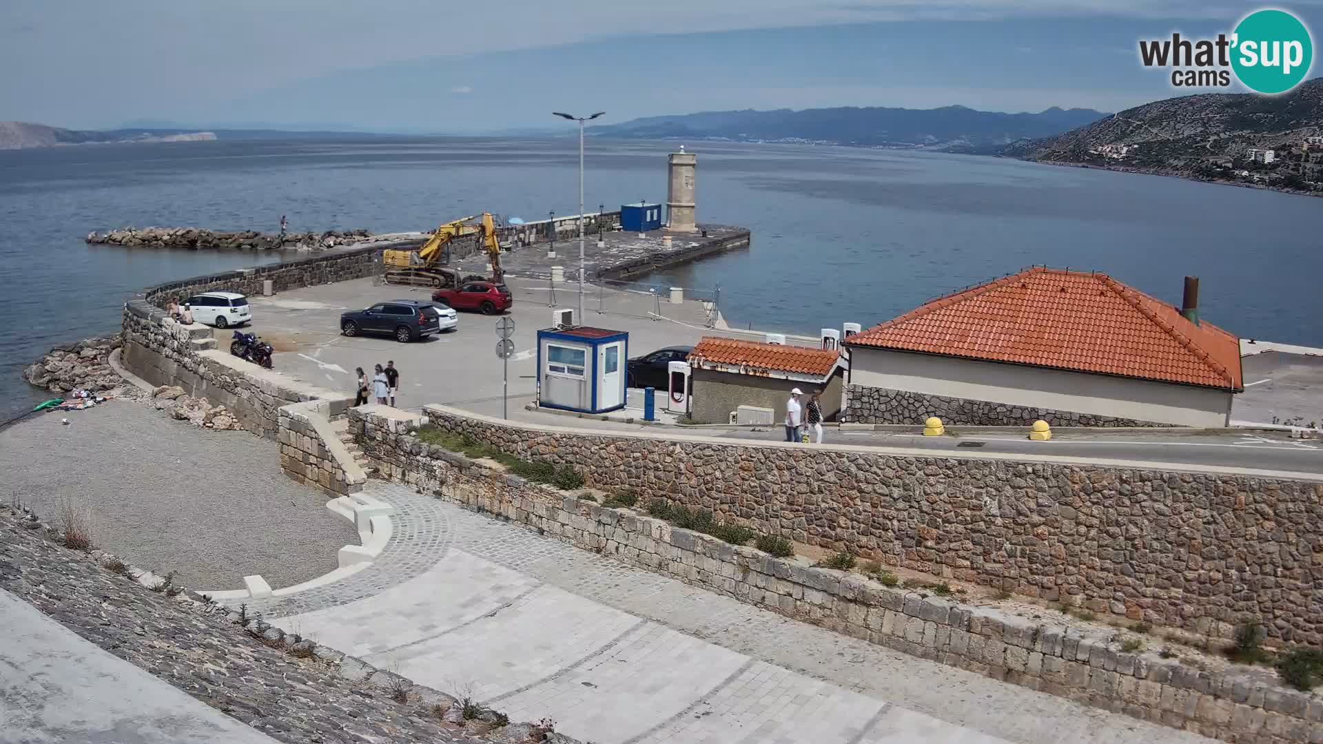 Webcam Porto di Segna – Frangiflutti e Faro in diretta