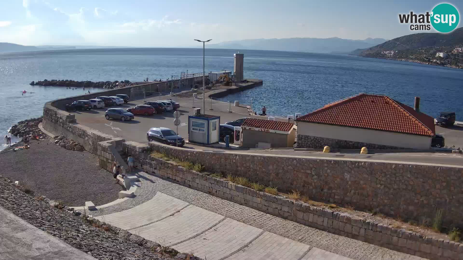 Senj Harbour Webcam – Breakwater & Lighthouse Live View