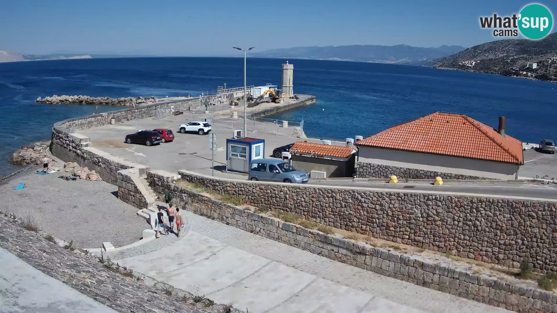 Webcam Porto di Segna – Frangiflutti e Faro in diretta