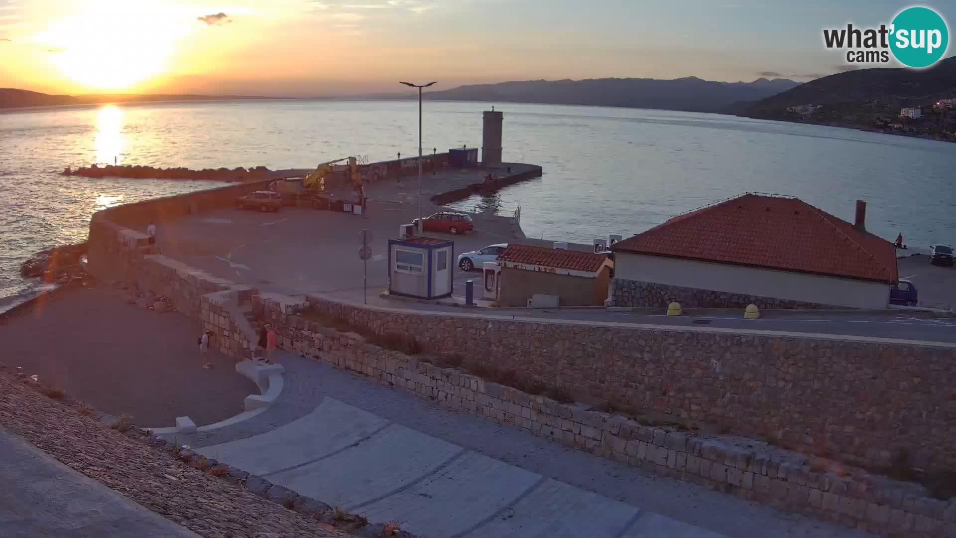 Senj Harbour Webcam – Breakwater & Lighthouse Live View