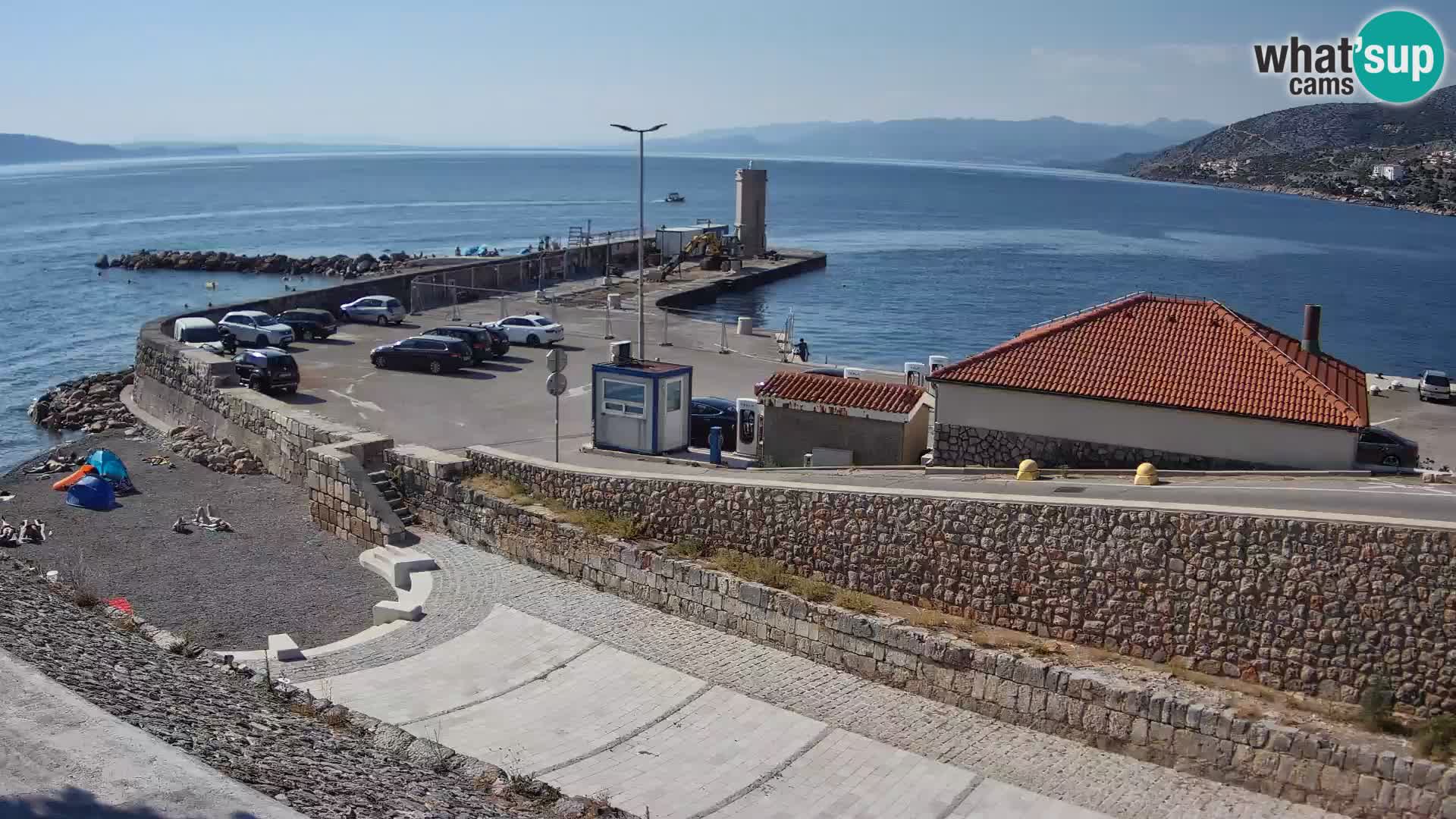 Webcam Porto di Segna – Frangiflutti e Faro in diretta