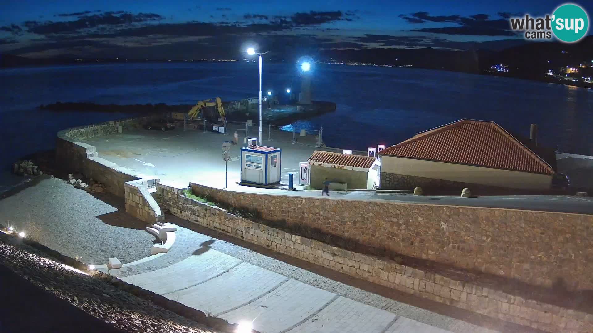 Senj Harbour Webcam – Breakwater & Lighthouse Live View