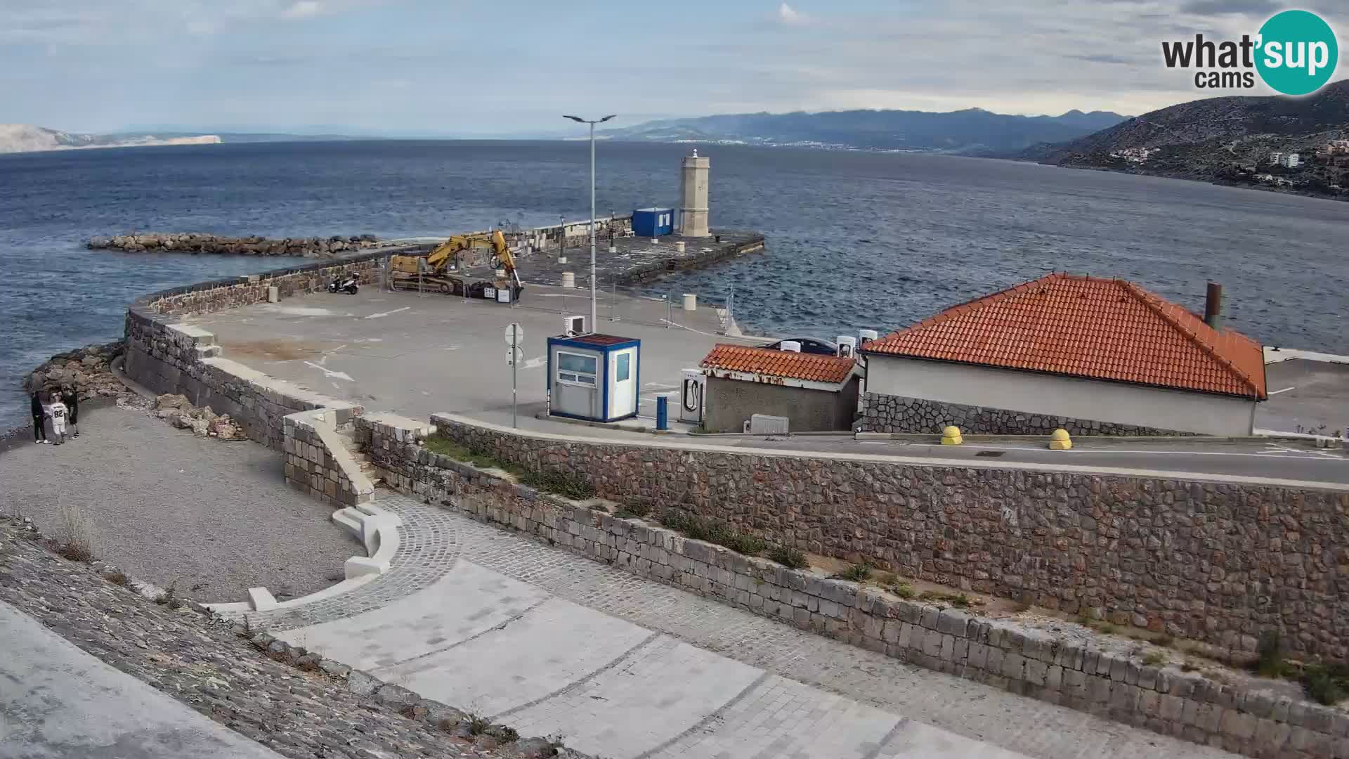 Senj Harbour Webcam – Breakwater & Lighthouse Live View