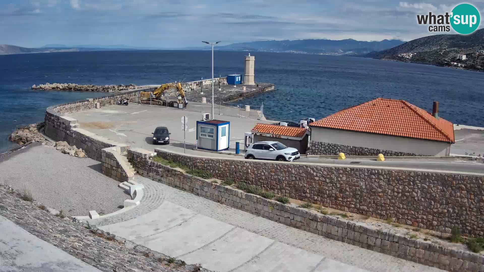 Senj Harbour Webcam – Breakwater & Lighthouse Live View