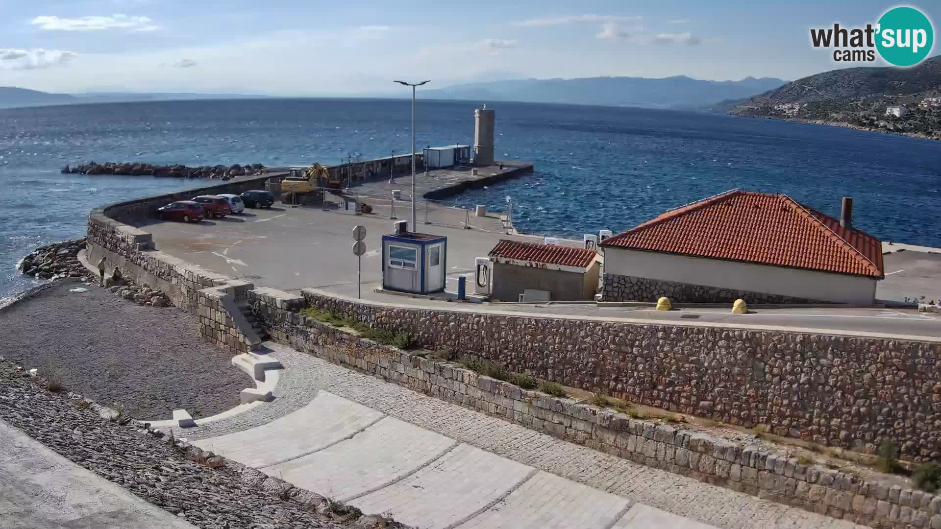Senj Harbour Webcam – Breakwater & Lighthouse Live View