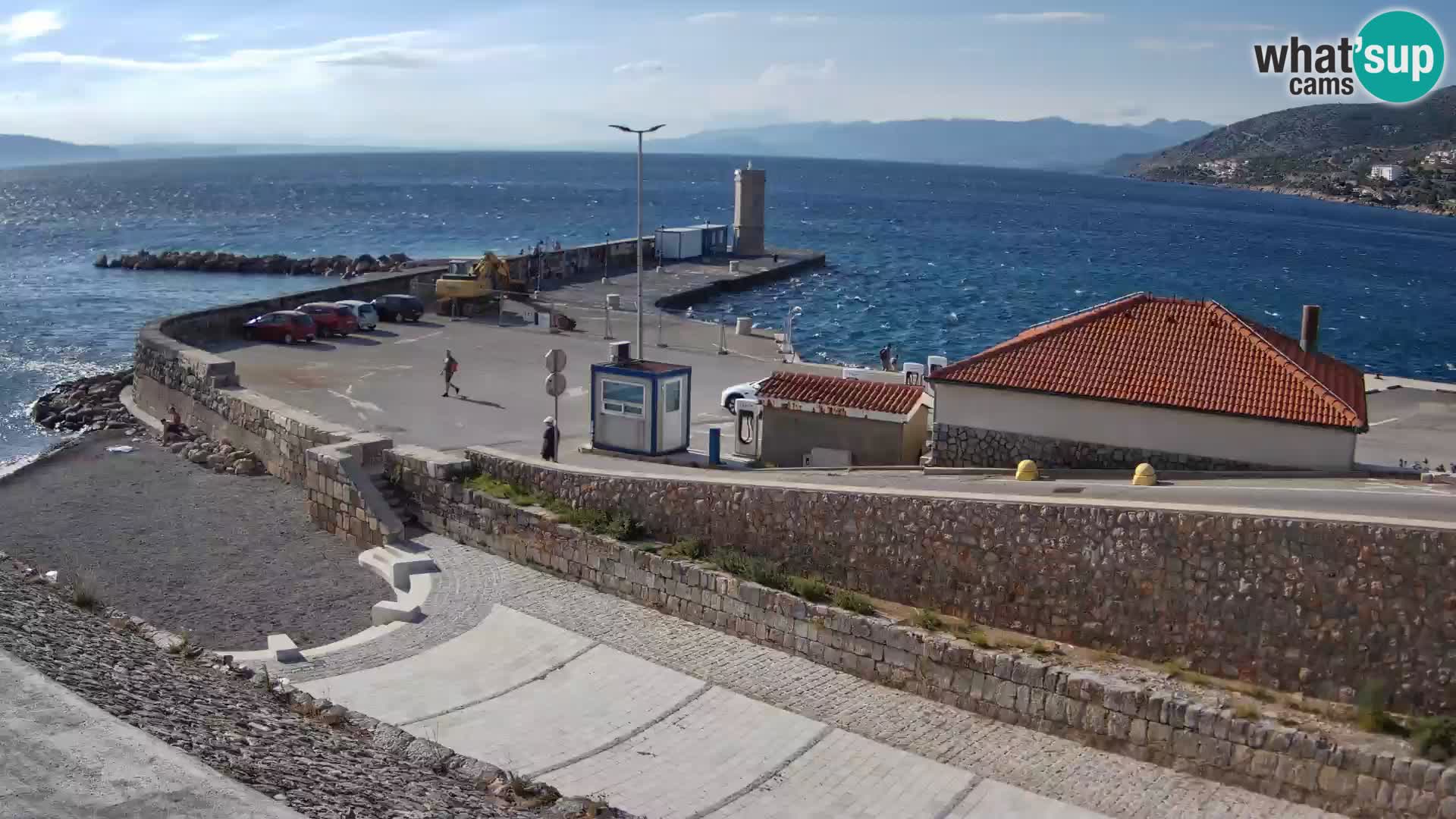 Senj Harbour Webcam – Breakwater & Lighthouse Live View