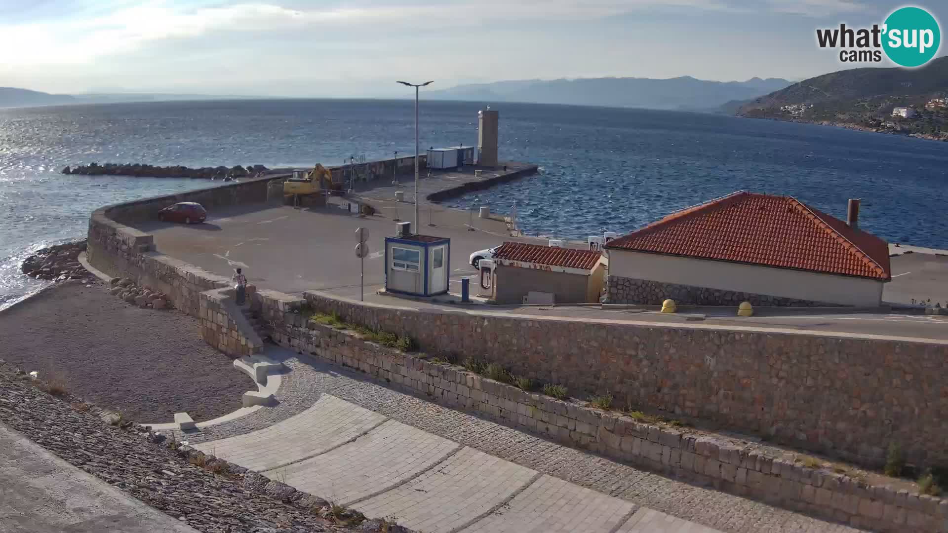 Senj Harbour Webcam – Breakwater & Lighthouse Live View