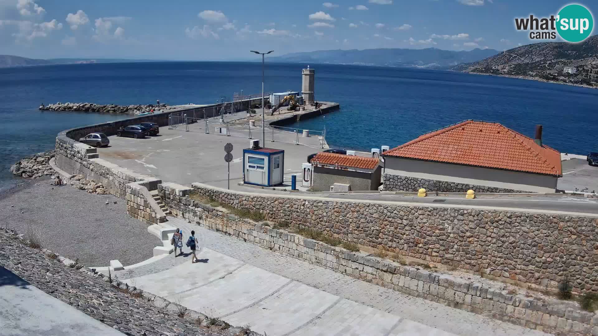 Senj Harbour Webcam – Breakwater & Lighthouse Live View