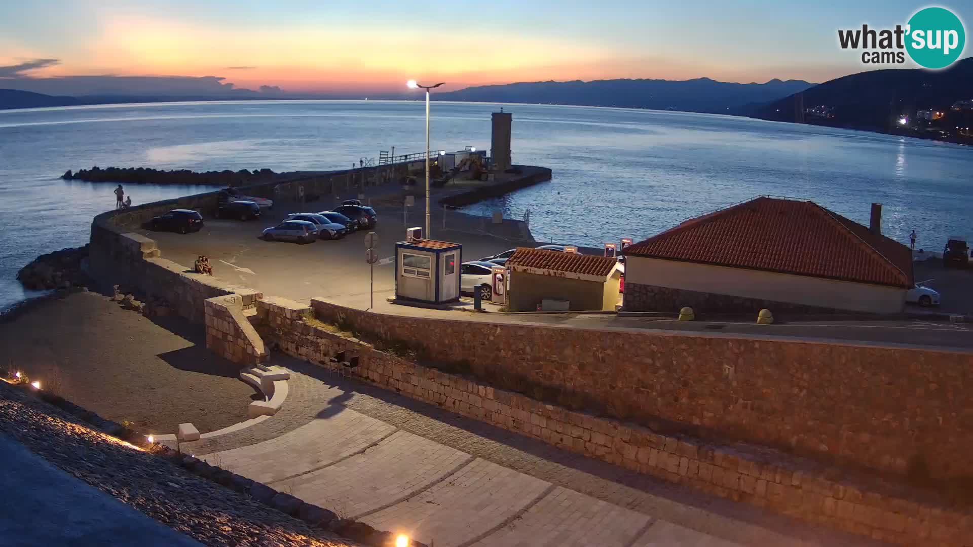 Senj Harbour Webcam – Breakwater & Lighthouse Live View