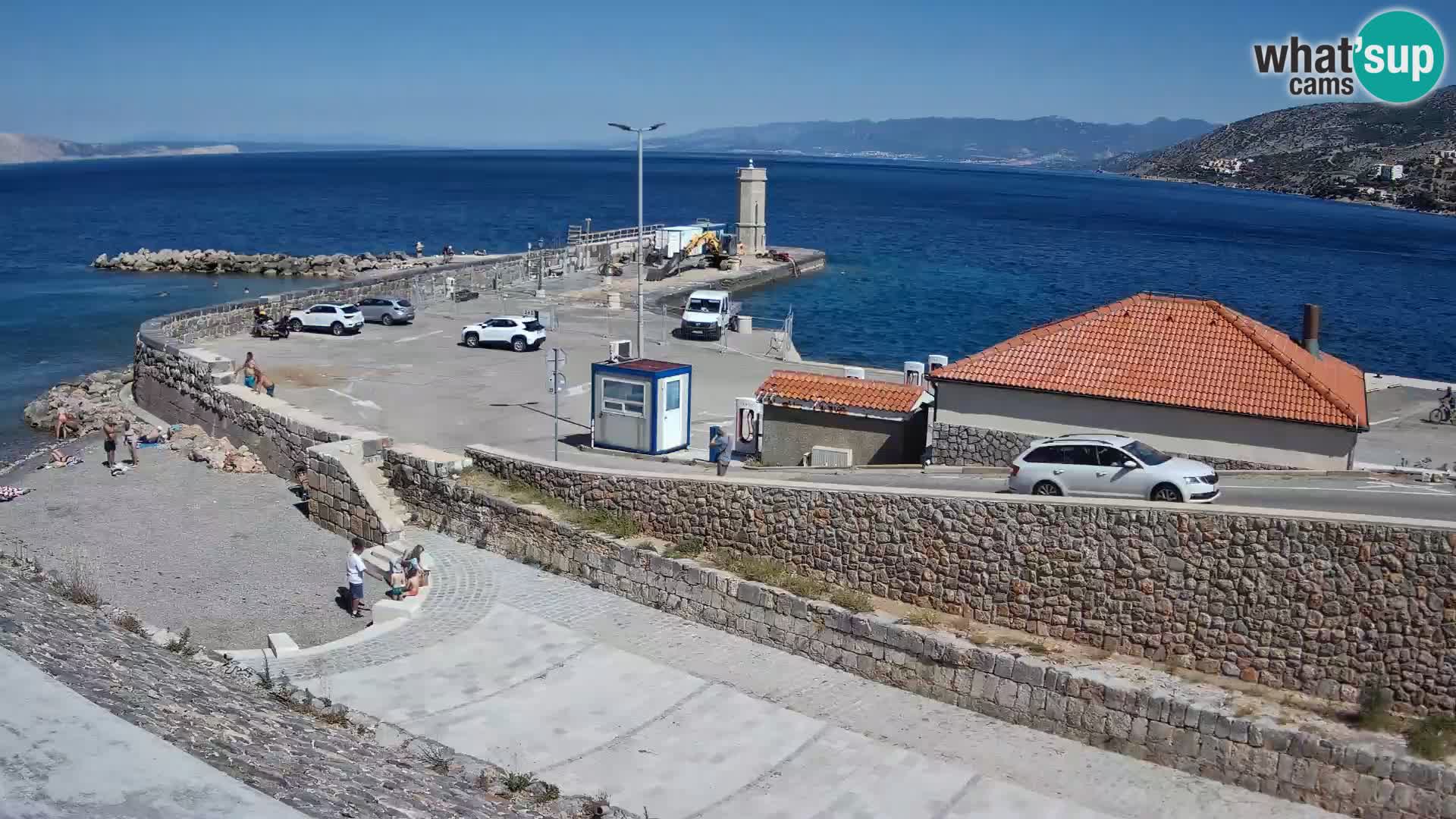 Webcam Porto di Segna – Frangiflutti e Faro in diretta