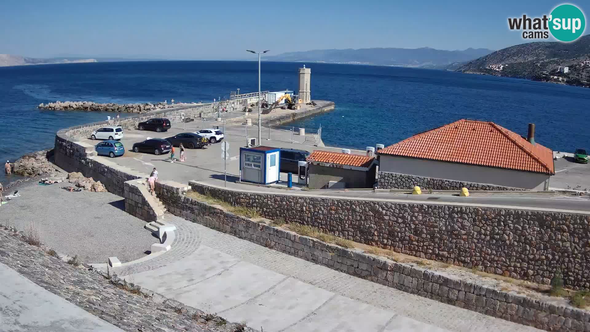 Senj Harbour Webcam – Breakwater & Lighthouse Live View