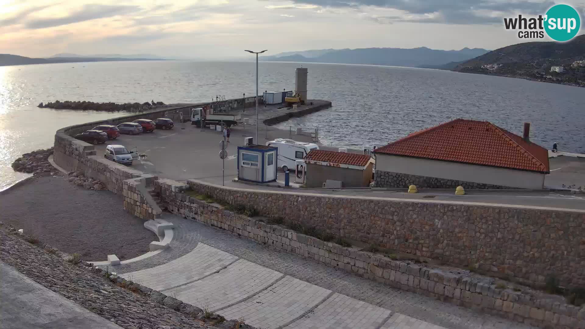 Senj Harbour Webcam – Breakwater & Lighthouse Live View