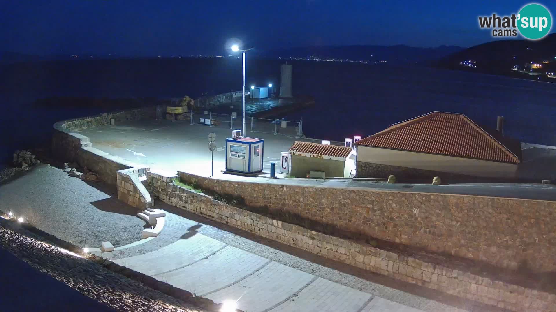 Senj Harbour Webcam – Breakwater & Lighthouse Live View