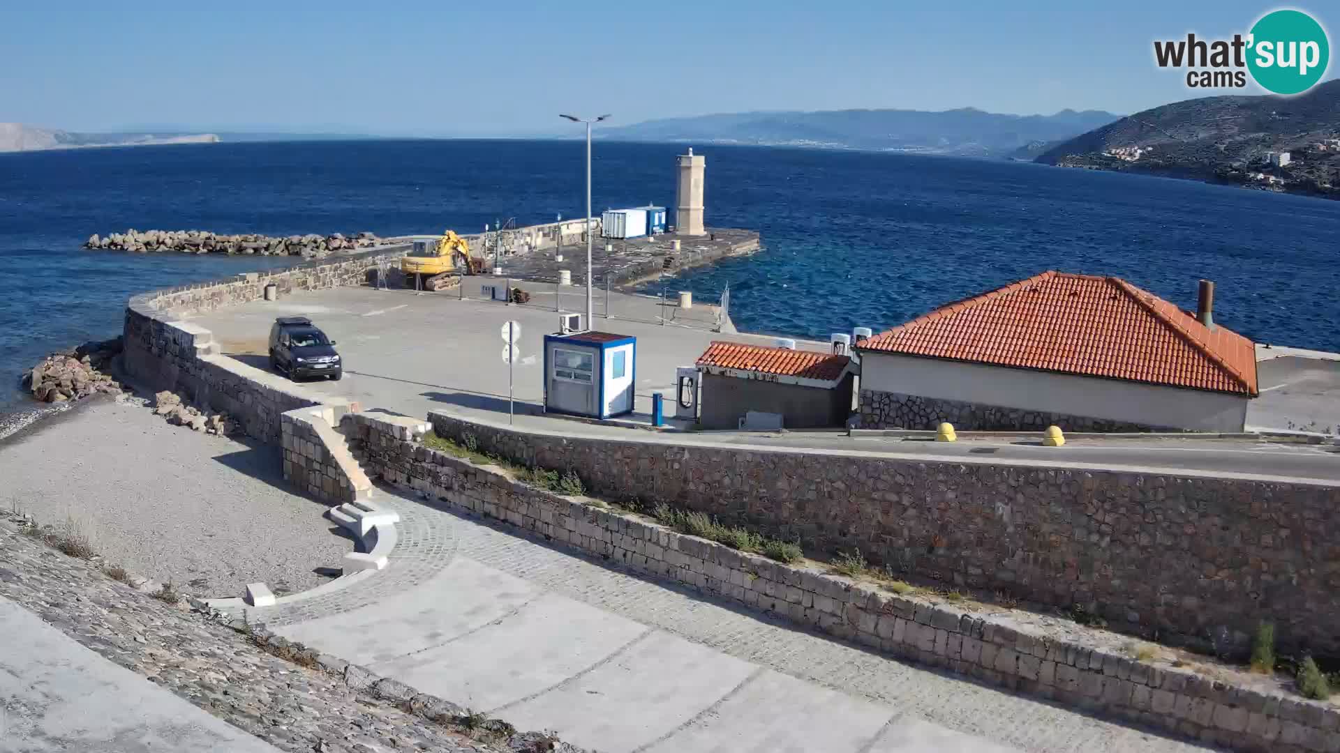Senj Harbour Webcam – Breakwater & Lighthouse Live View