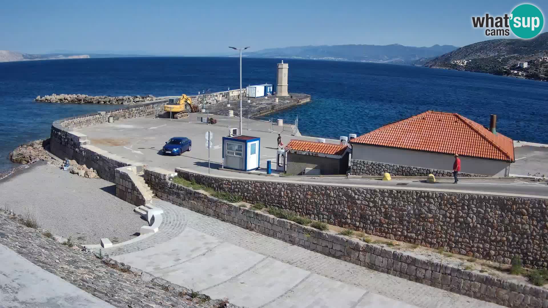 Senj Harbour Webcam – Breakwater & Lighthouse Live View