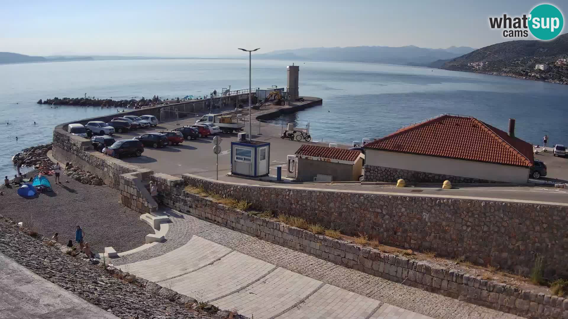 Web kamera Senj luka – Lukobran i svjetionik uživo