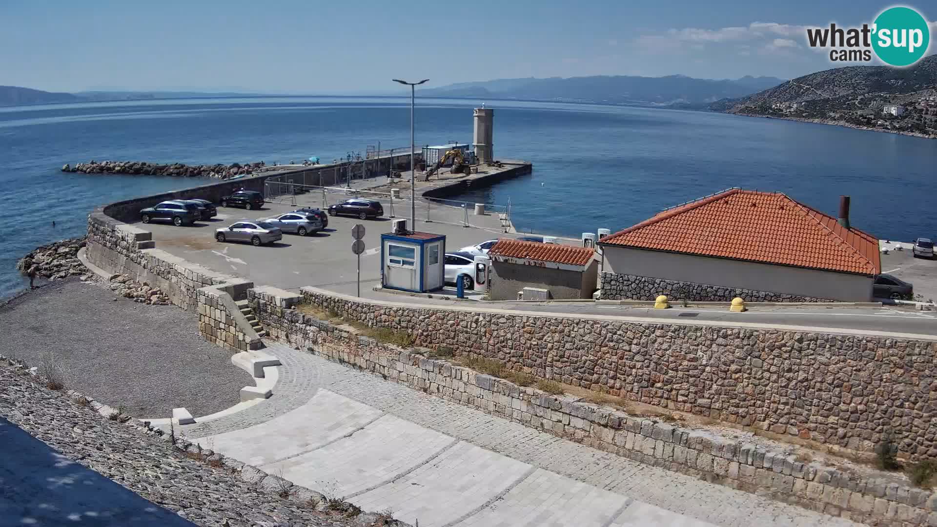Webcam Porto di Segna – Frangiflutti e Faro in diretta