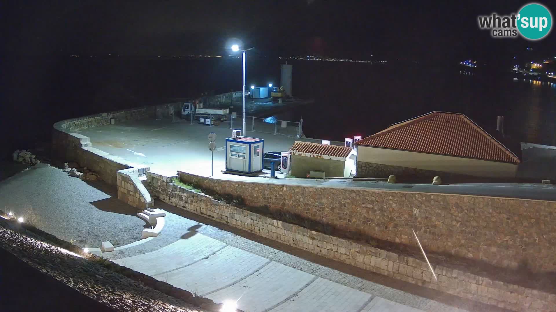 Senj Harbour Webcam – Breakwater & Lighthouse Live View